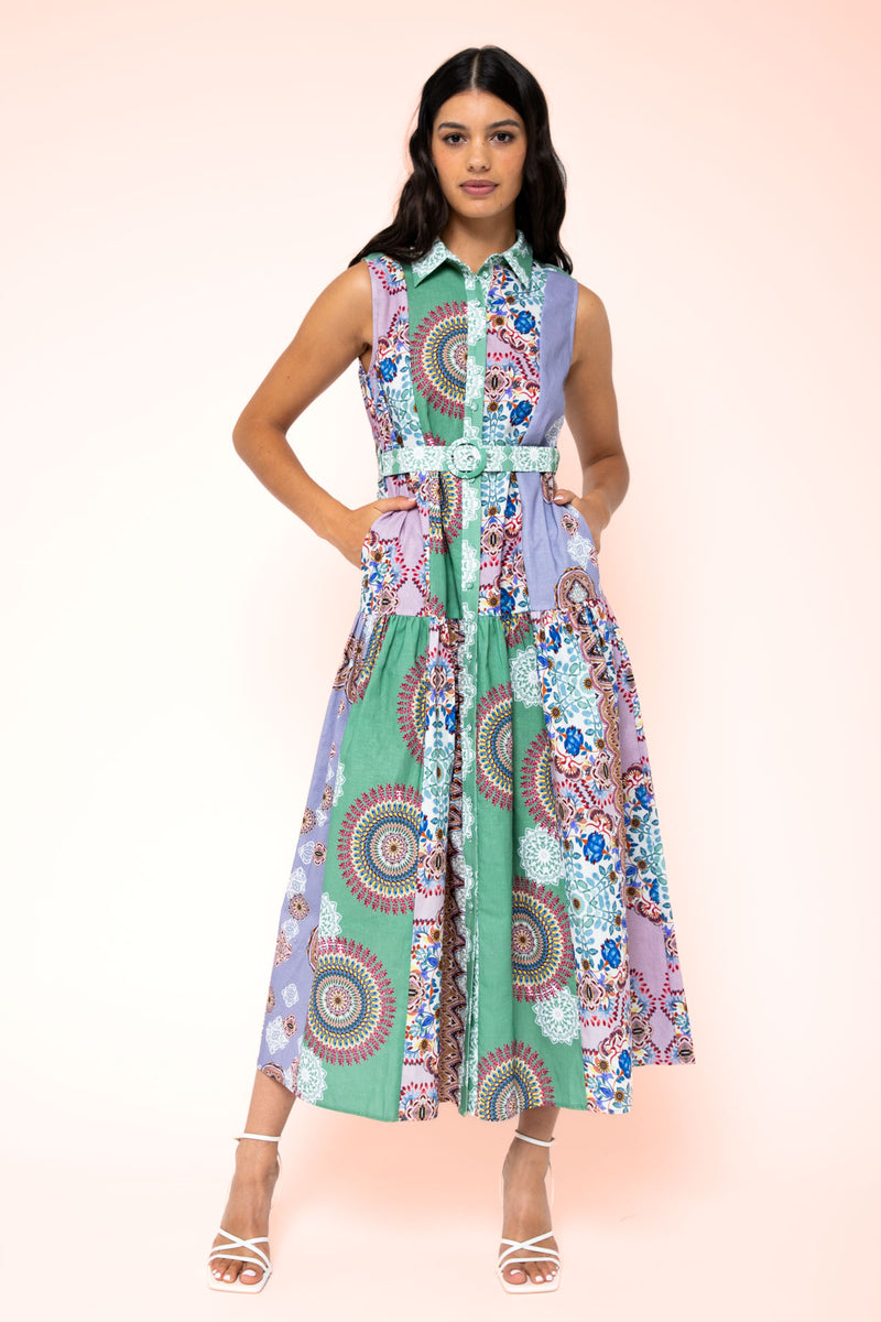 Mabel Maxi Dress - Multi – Eumundi Style