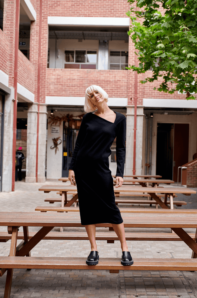 Becco Dress in Black - EumundiStyle