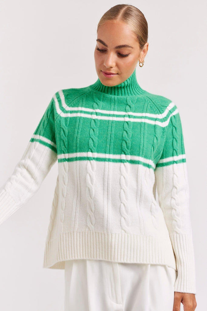 Billie Sweater in Pine - EumundiStyle