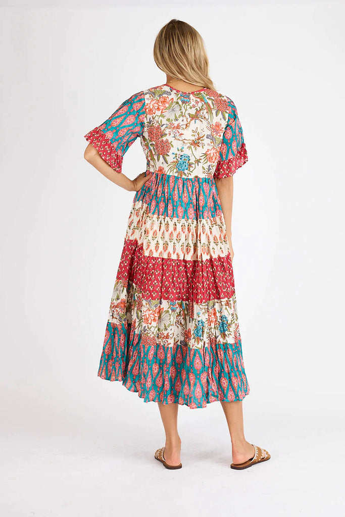 Curtis Maxi Dress - Multi - EumundiStyle