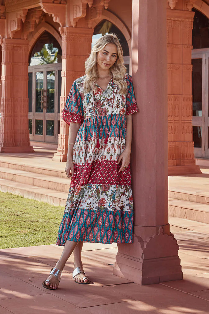 Curtis Maxi Dress - Multi - EumundiStyle