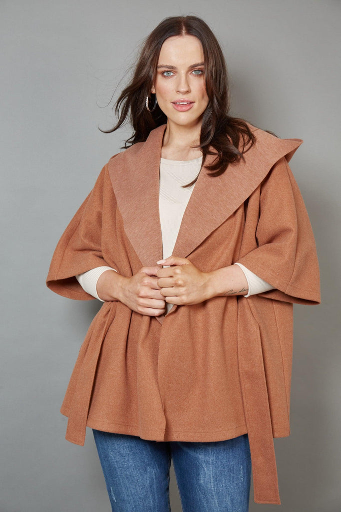 Klein Cape in Camel - EumundiStyle