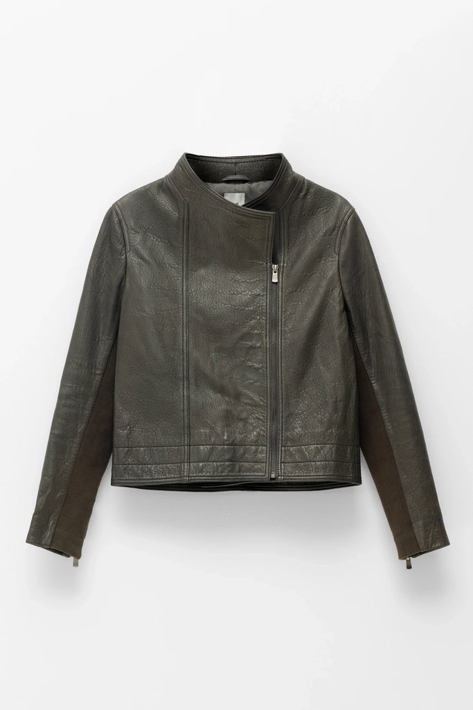 Lader Leather Jacket -Tarmac - EumundiStyle