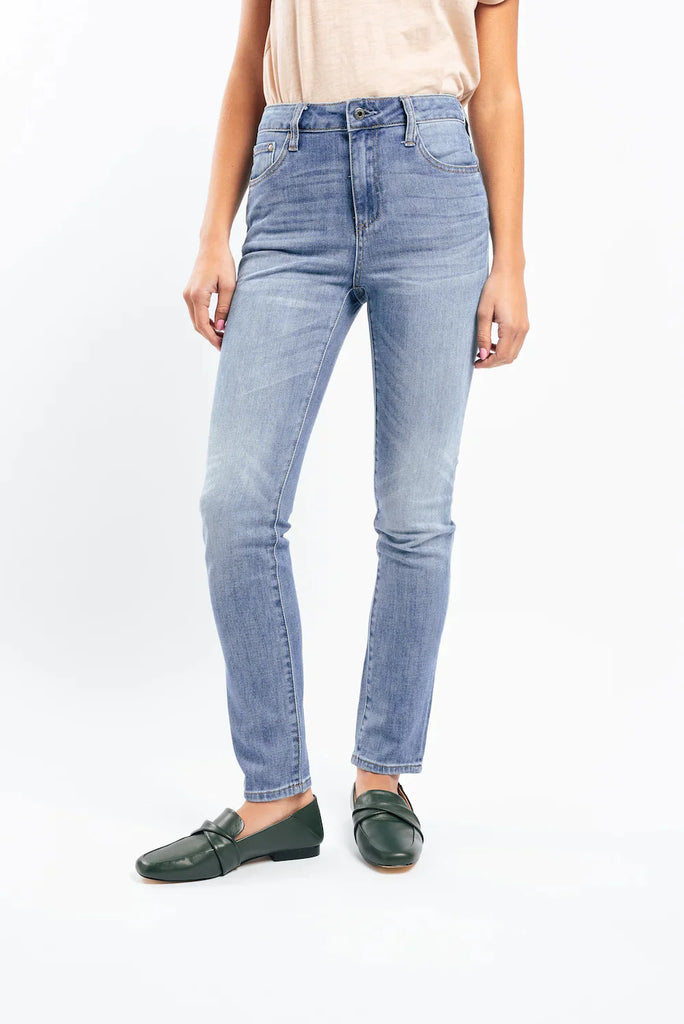 Long Frankie High Rise Jean - Waterfall - EumundiStyle