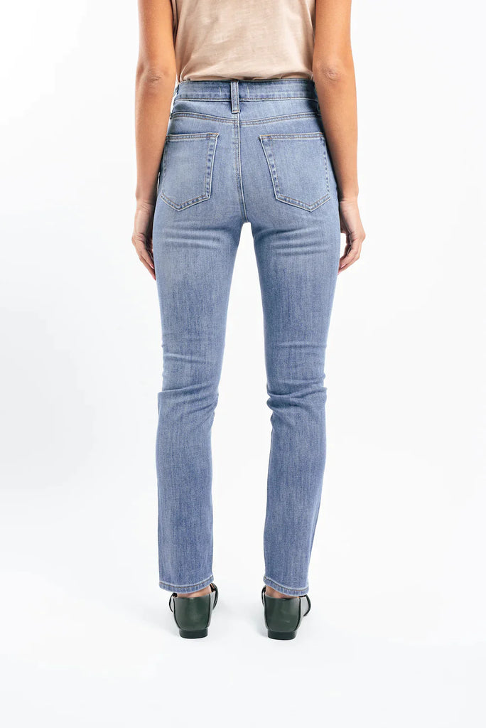 Long Frankie High Rise Jean - Waterfall - EumundiStyle