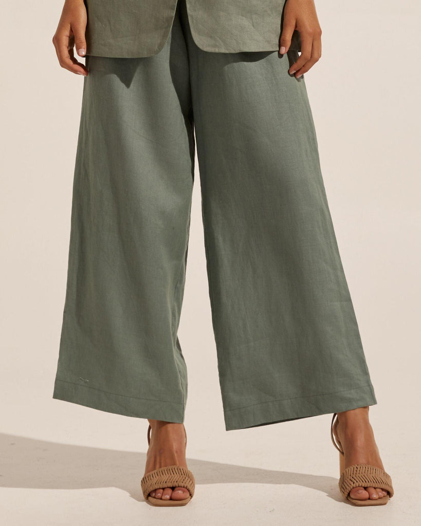 Merit Pant - Sage - EumundiStyle