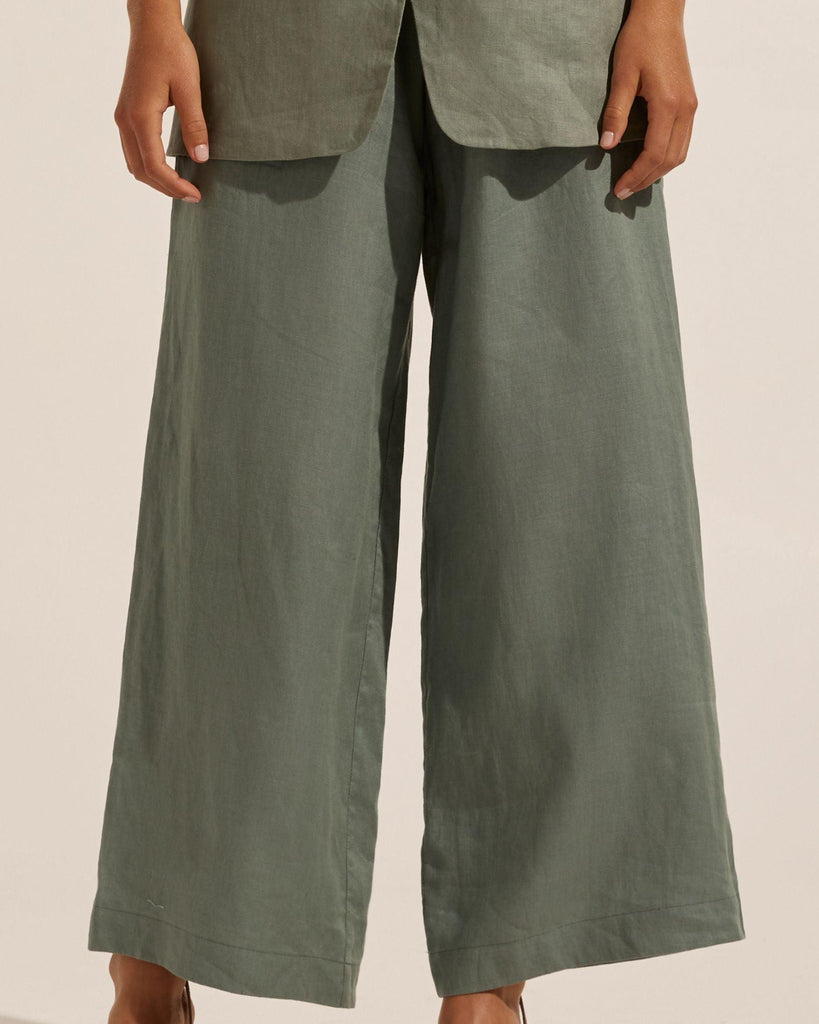 Merit Pant - Sage - EumundiStyle