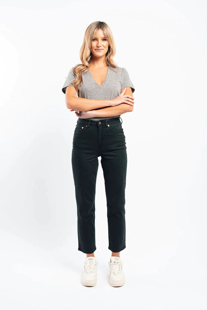 Rose Jean Hemmed - Midnight - EumundiStyle