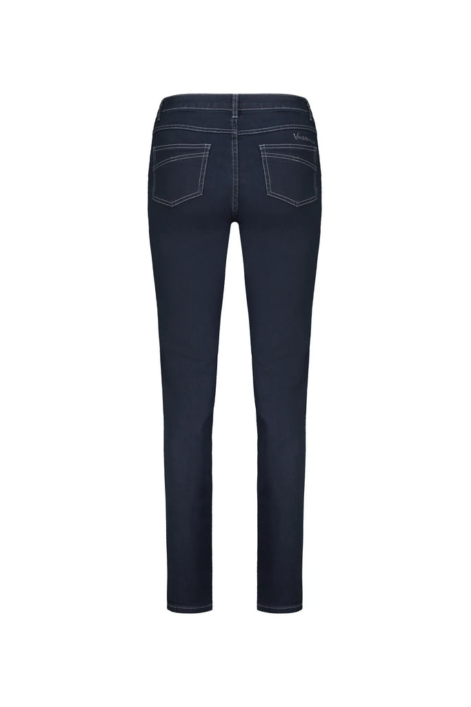 Slim Leg Full Length Jean in Indigo Denim - EumundiStyle