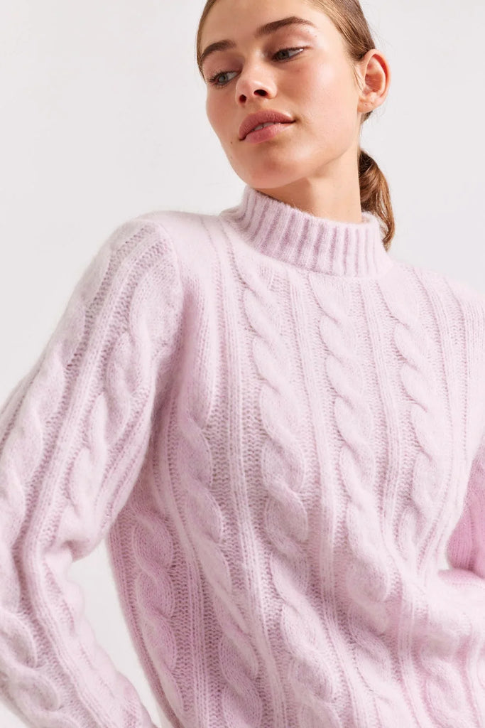 Teddy Mohair Sweater in Musk - EumundiStyle