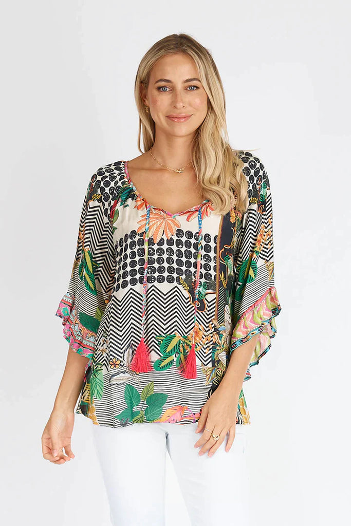 Vanda Top - Print - EumundiStyle