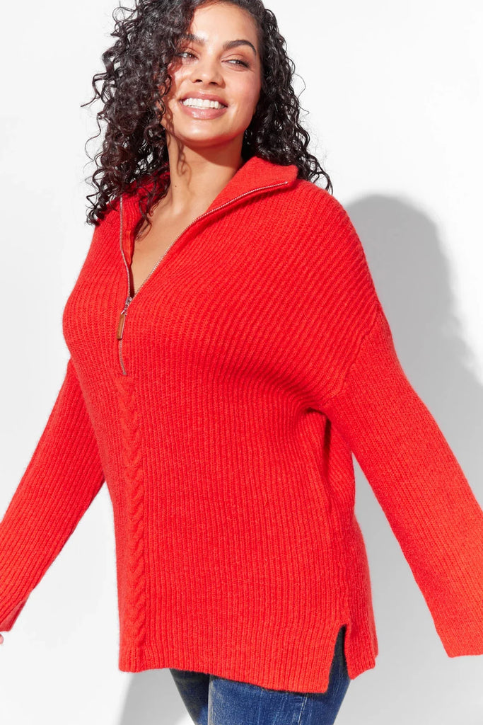 Vannes Jumper - Poppy - EumundiStyle